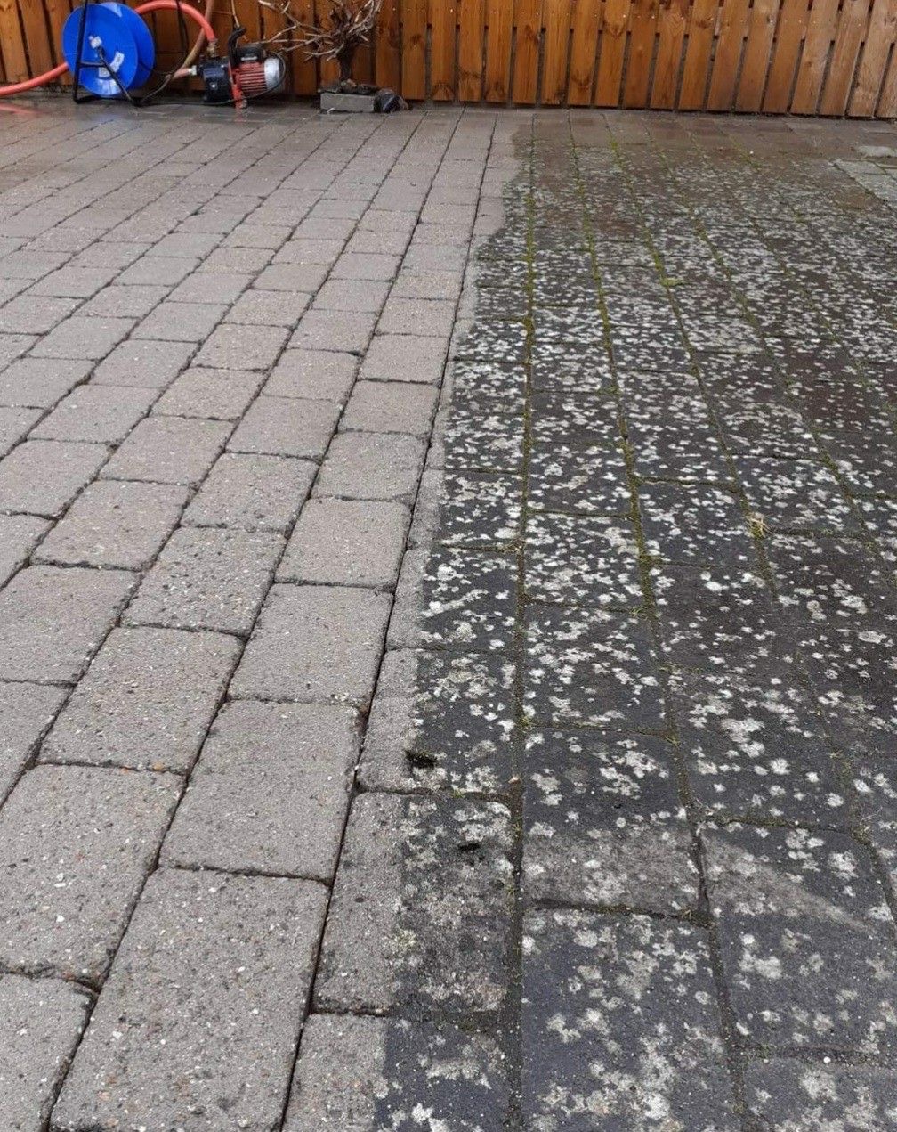 Vorher Nachher Pflasterflächen